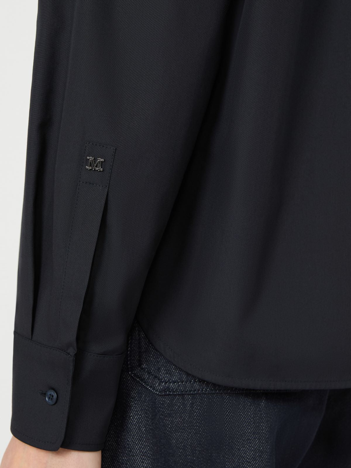 Cotton poplin shirt - Ultramarine