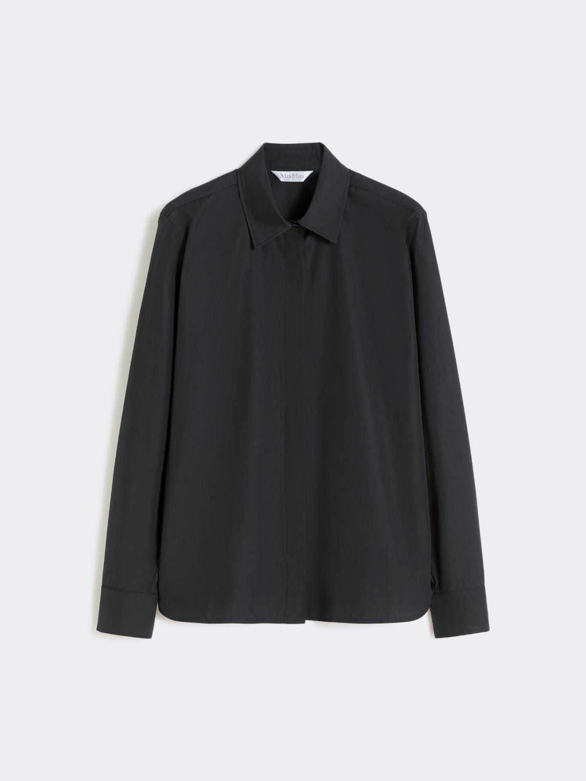 Cotton poplin shirt - Ultramarine