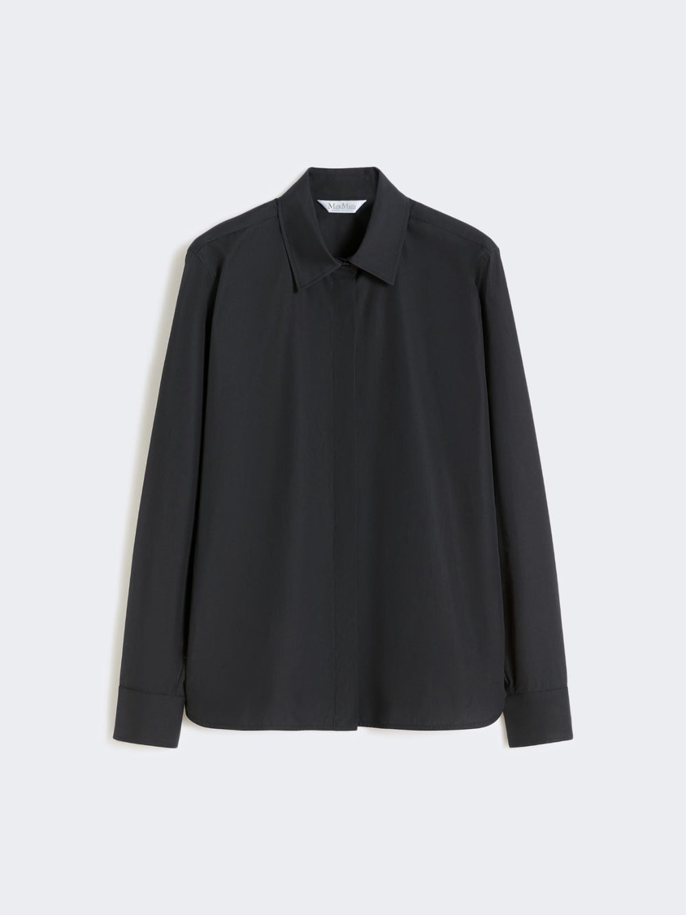 Cotton poplin shirt - Ultramarine