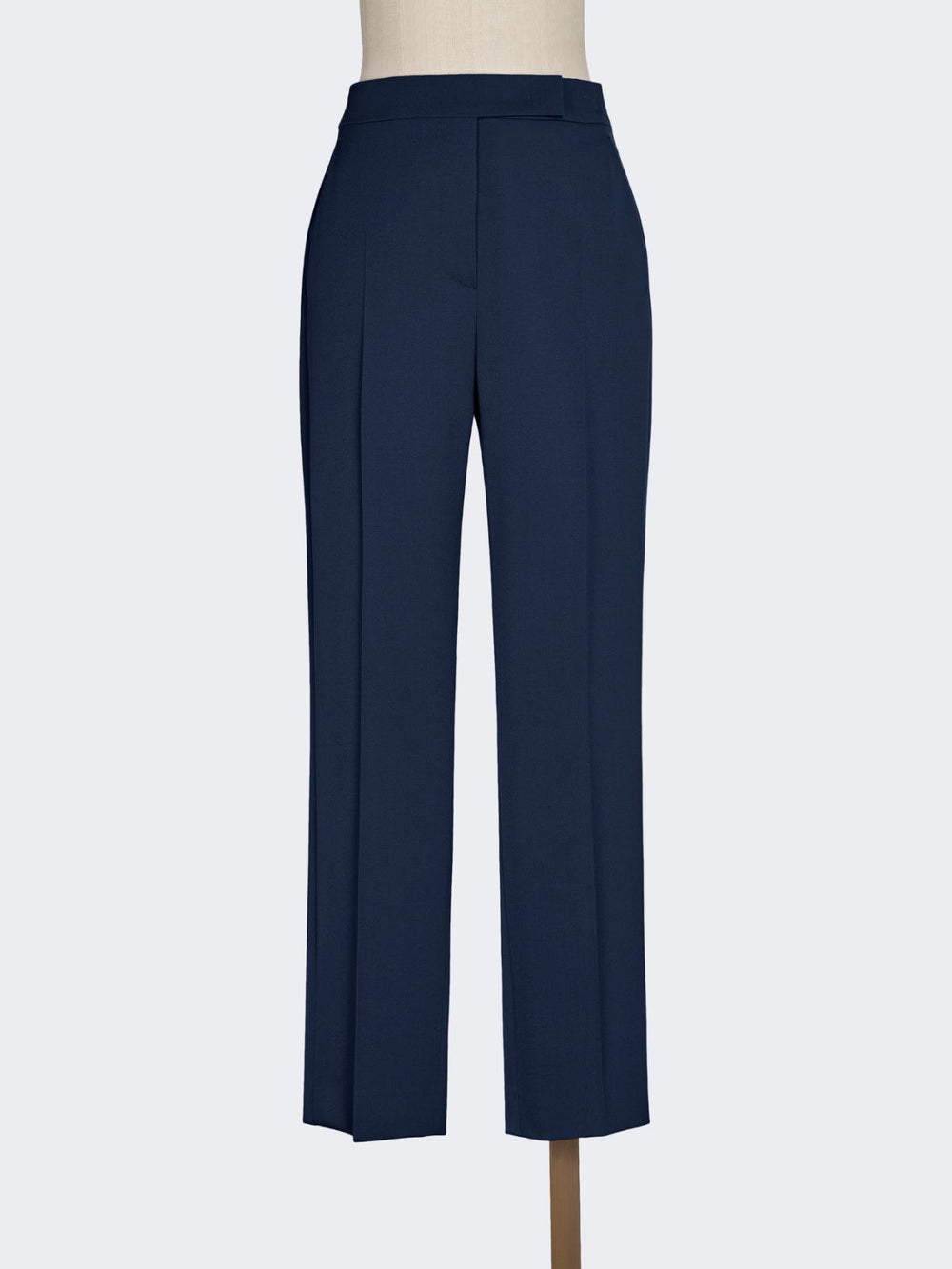 Comfortable wool trousers - China blue
