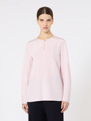 Silk crêpe de Chine blouse - Pink