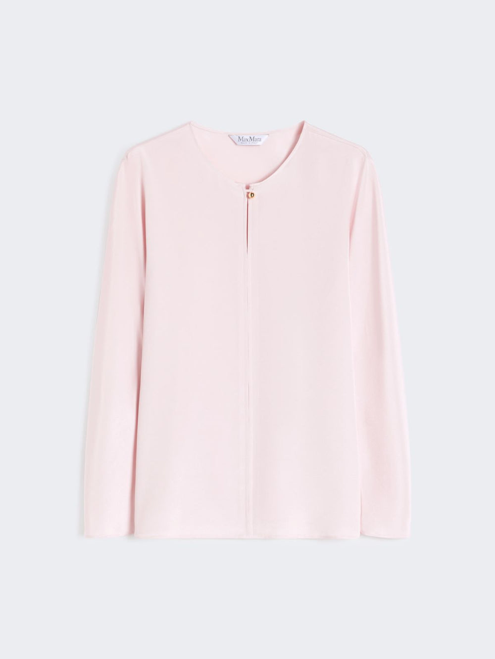 Silk crêpe de Chine blouse - Pink