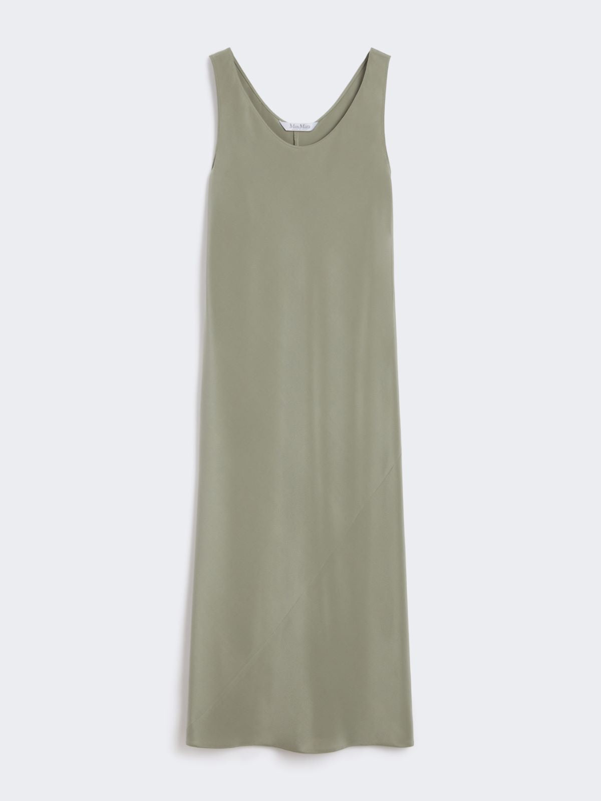 Crêpe de Chine dress - Sage green