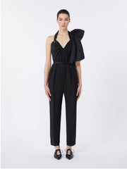 Woollen cloth jumpsuit - Black