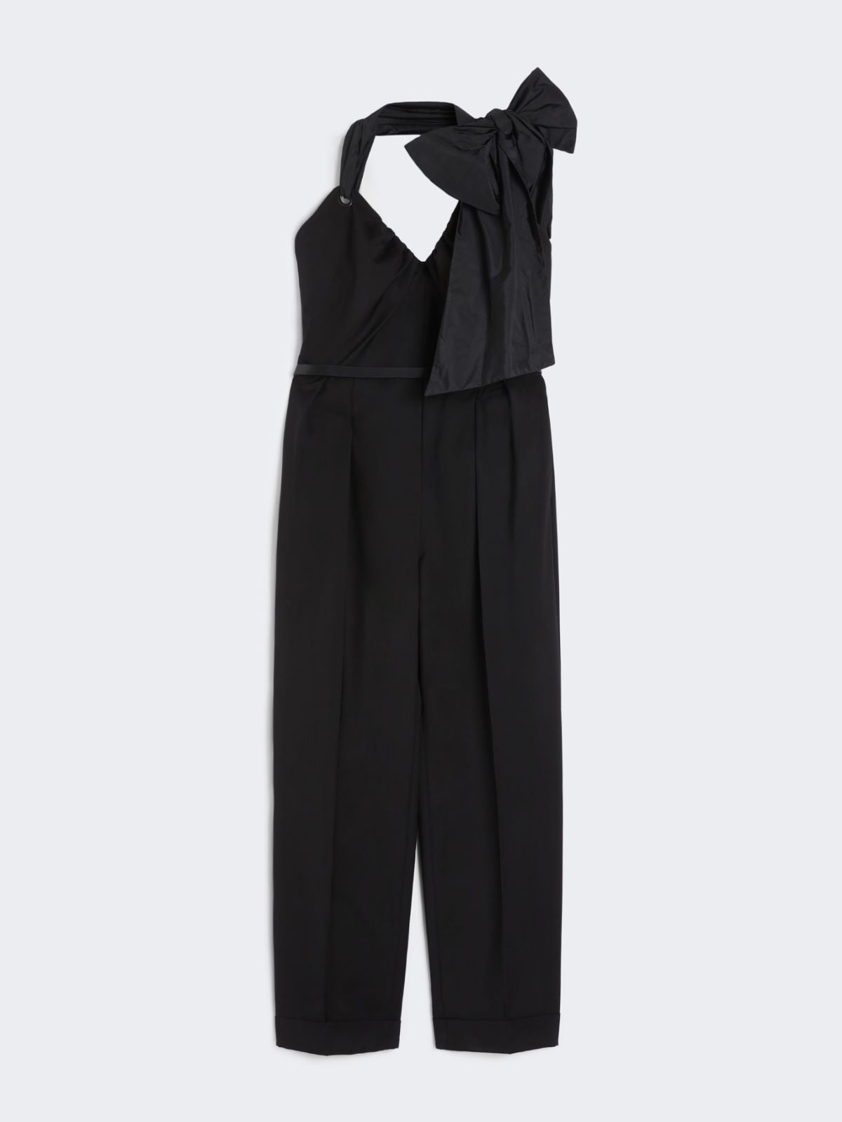 Woollen cloth jumpsuit - Black