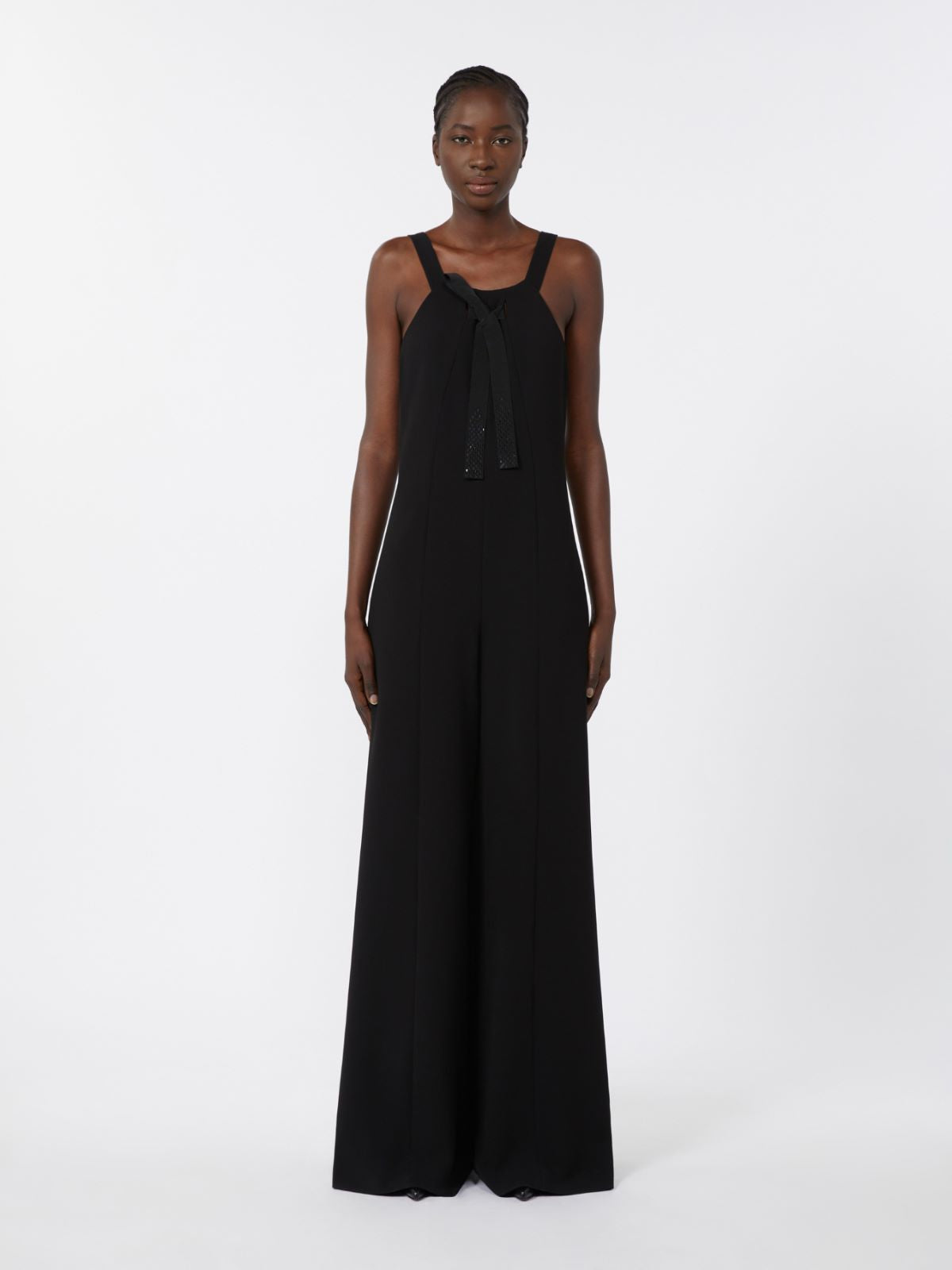 Cady dungaree jumpsuit - Black