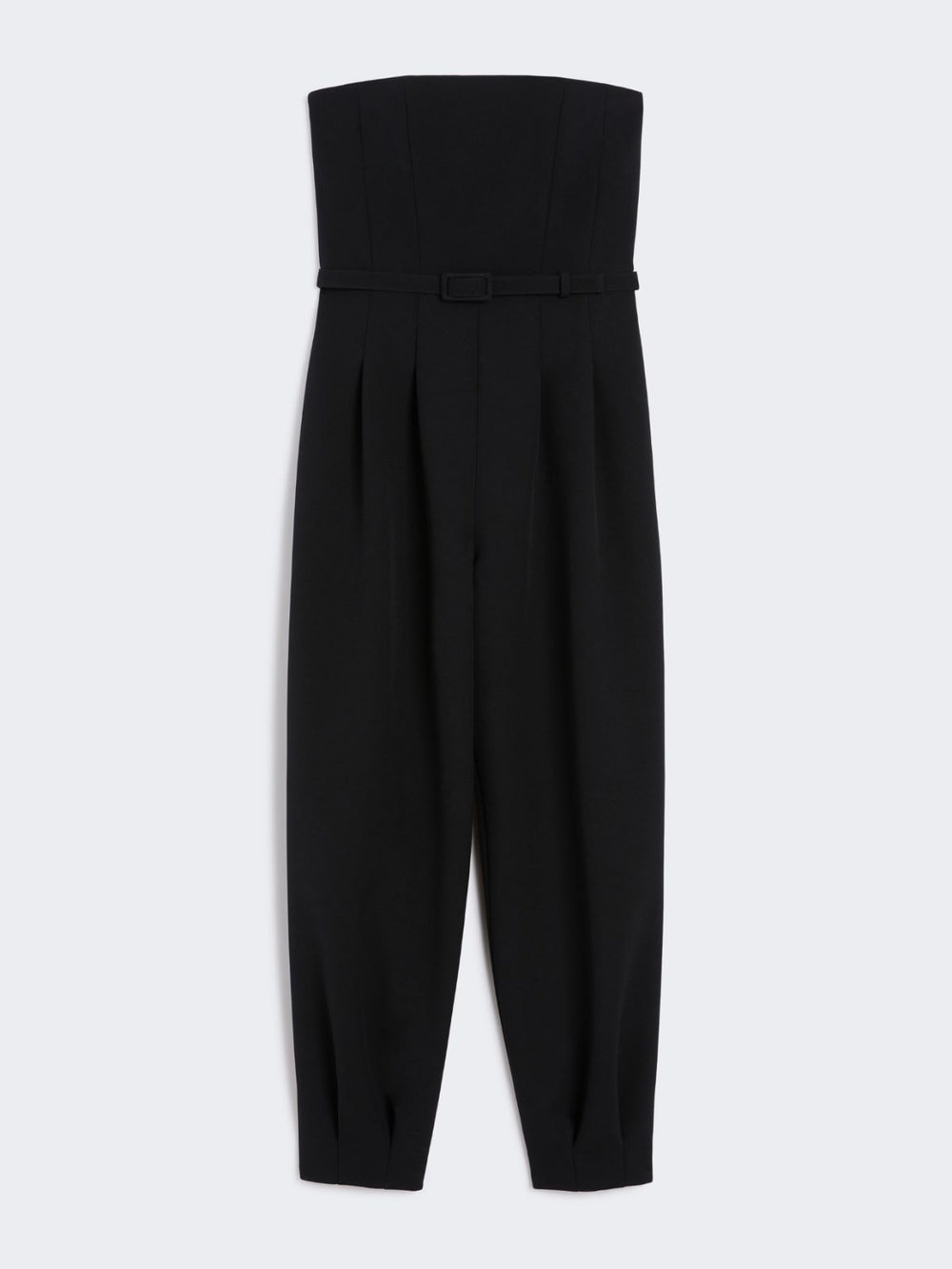 Bonded sable jumpsuit - Black