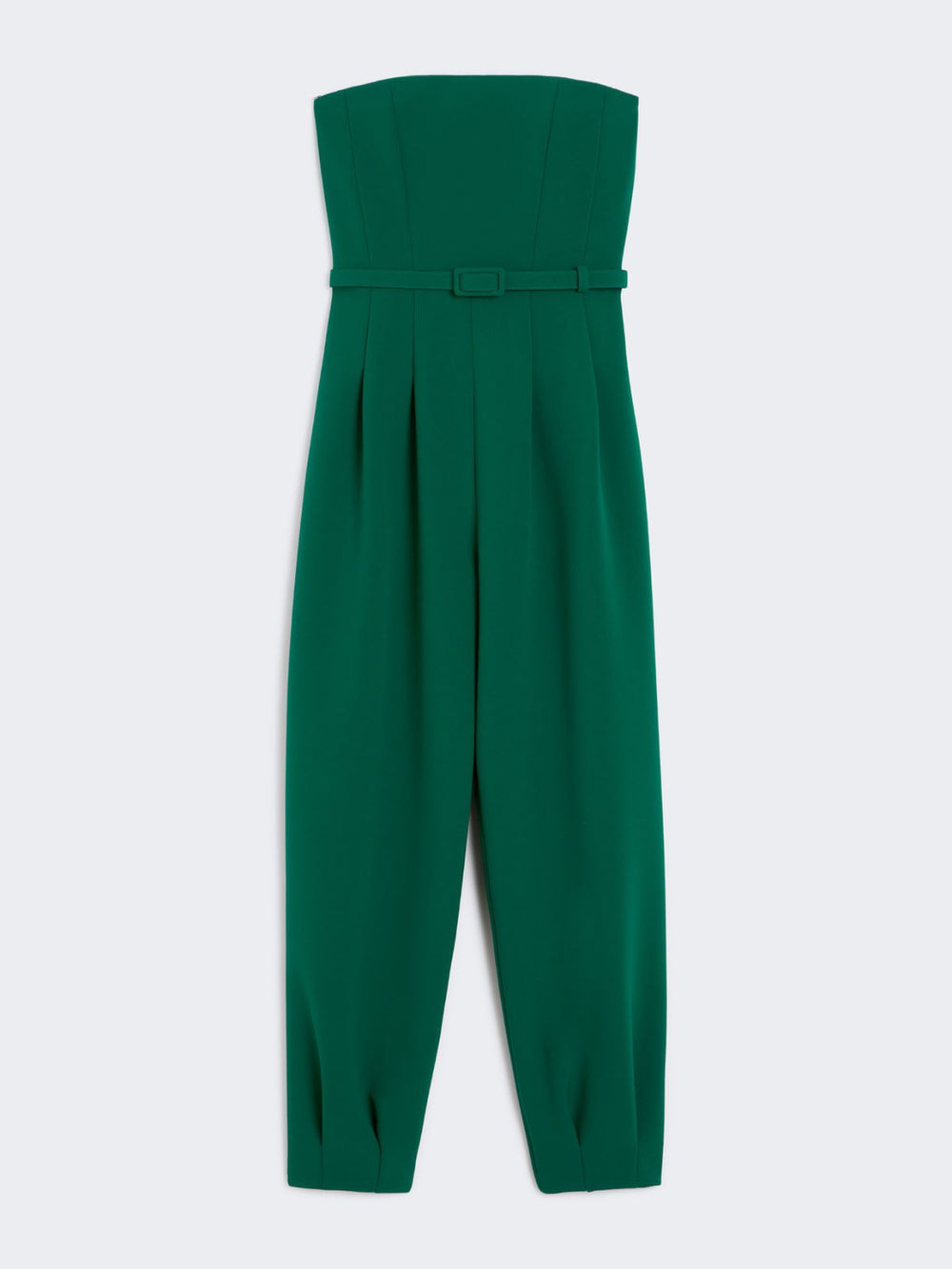 Bonded sable jumpsuit - Emerald