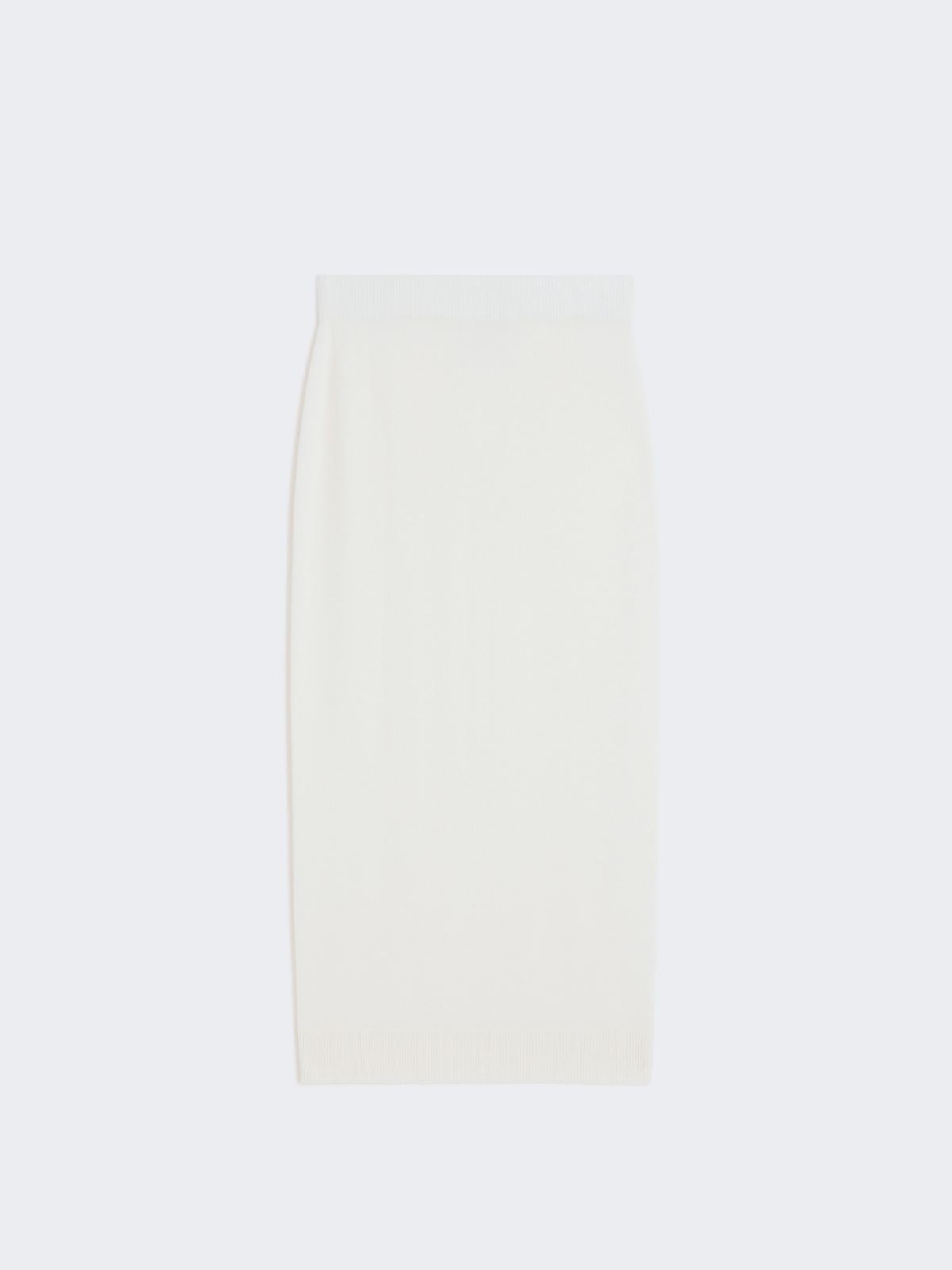 Cashmere yarn skirt - White