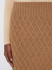 Camel yarn skirt - Camel