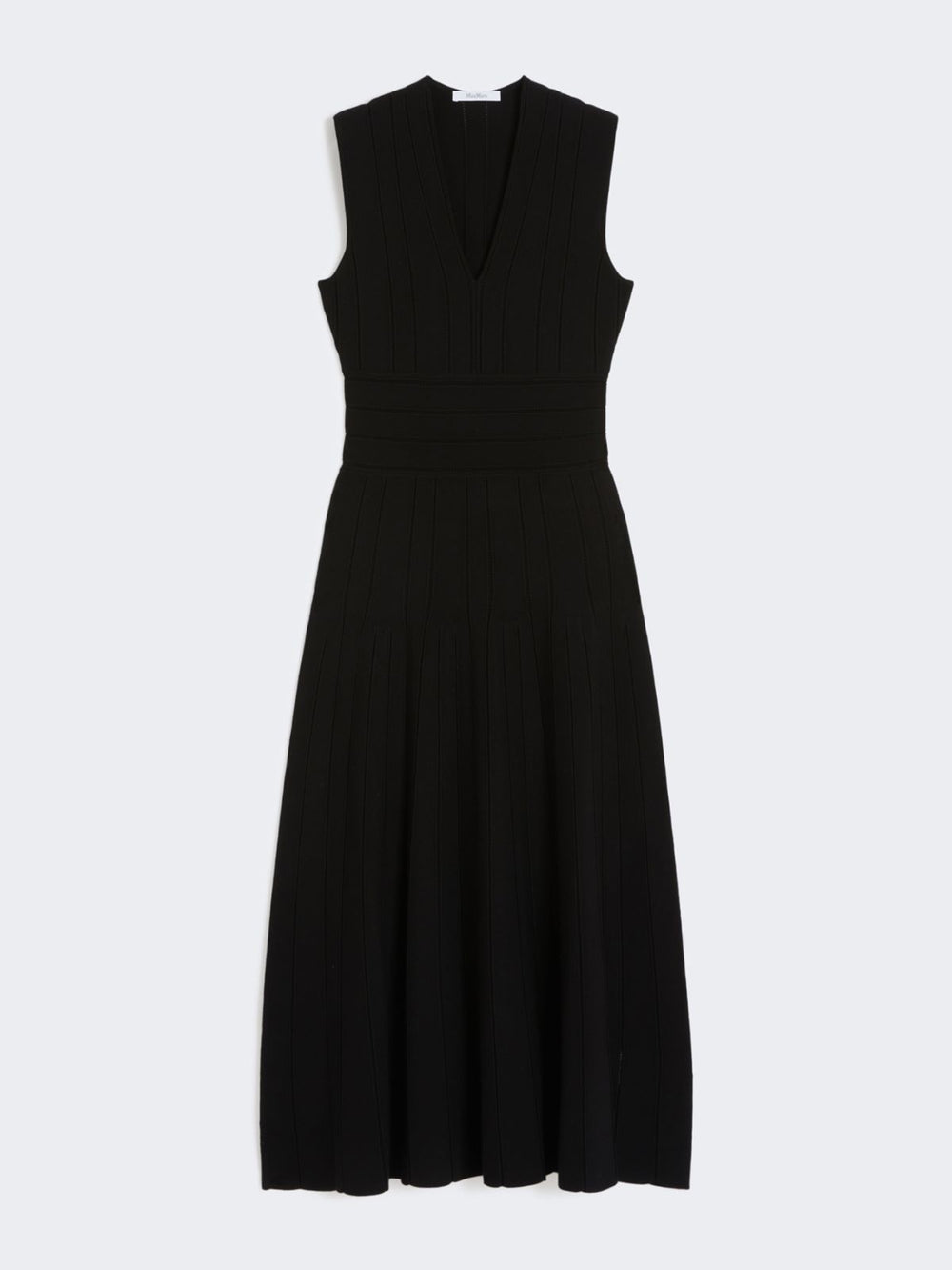 Viscose yarn dress - Black