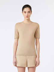 Basic wool sweater - Sand