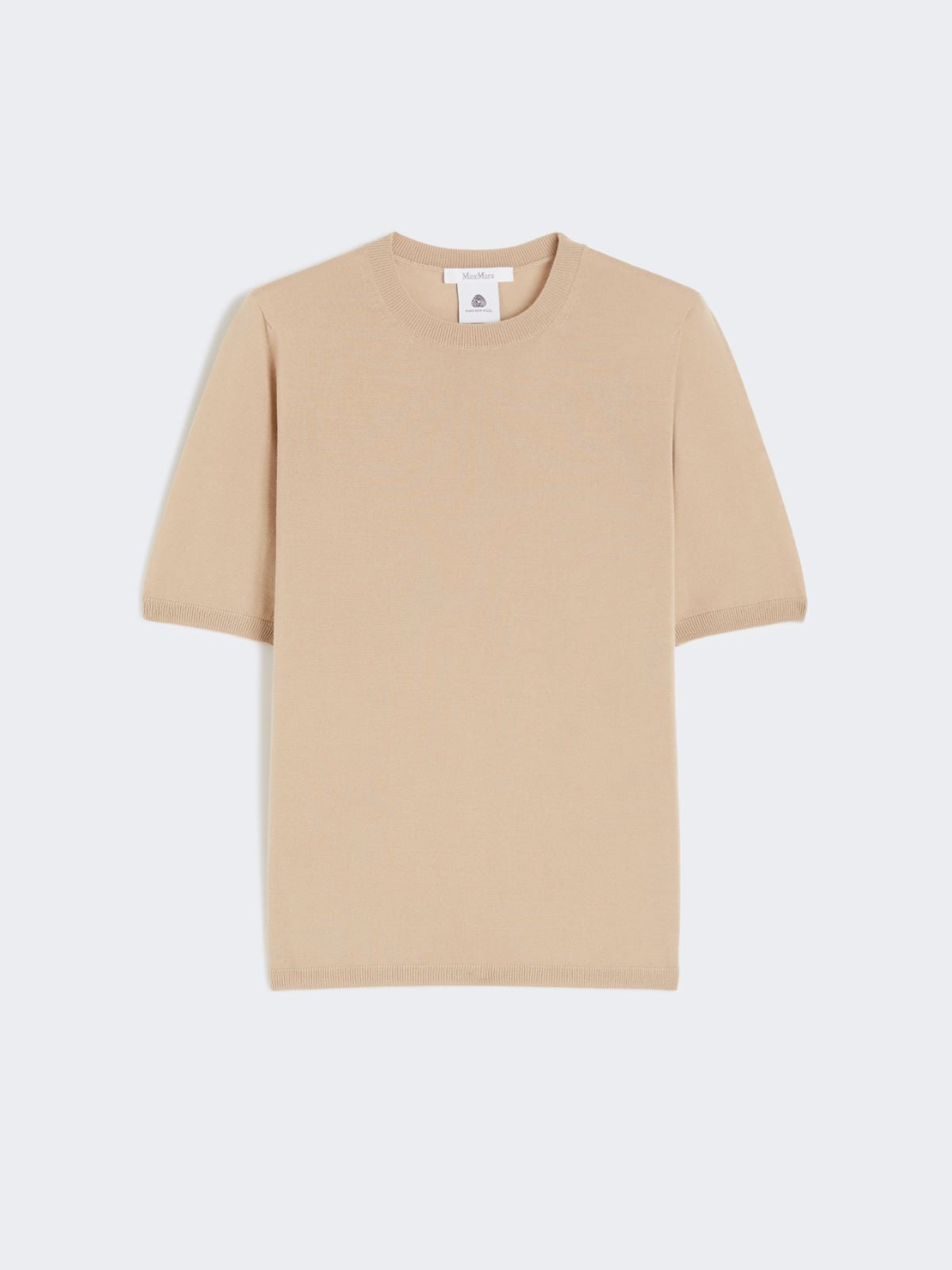 Basic wool sweater - Sand