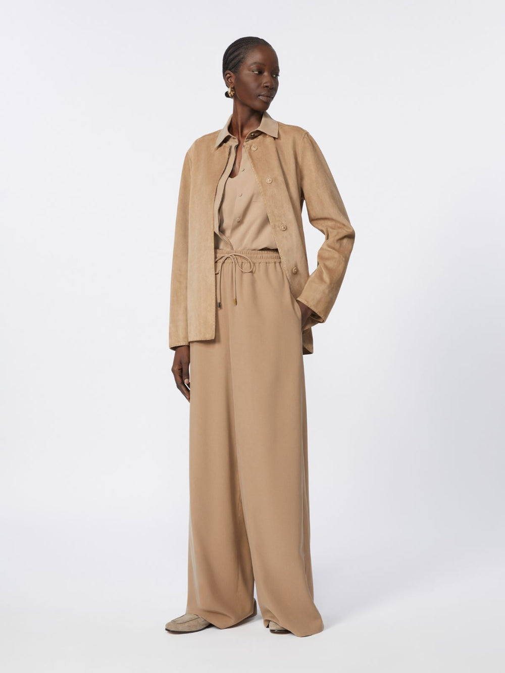 Suede jacket - Hazelnut brown