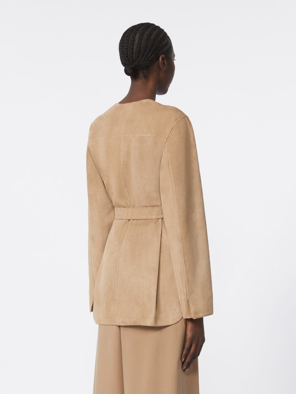 Suede jacket - Hazelnut brown