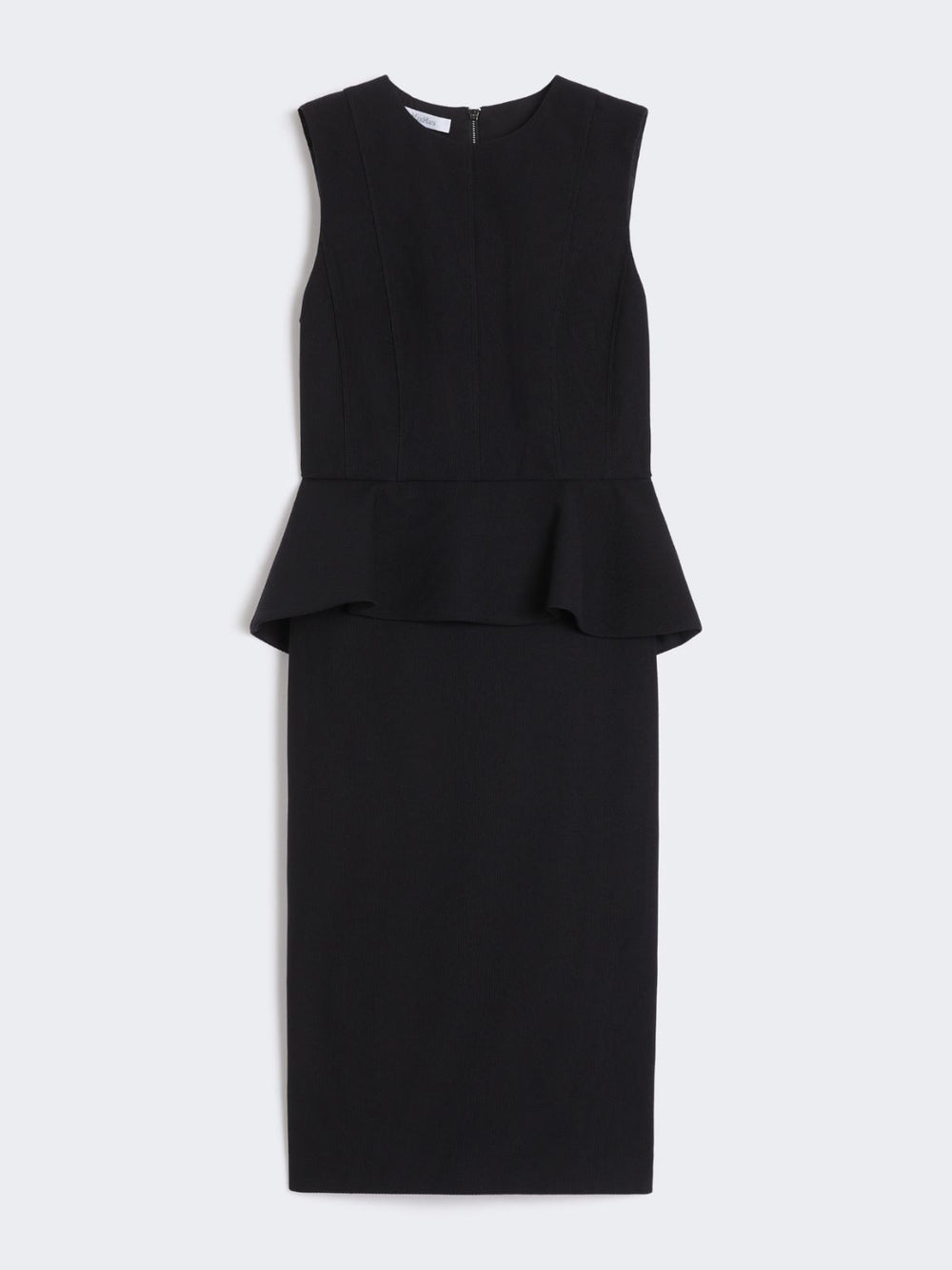 Technical-jersey sheath dress - Black