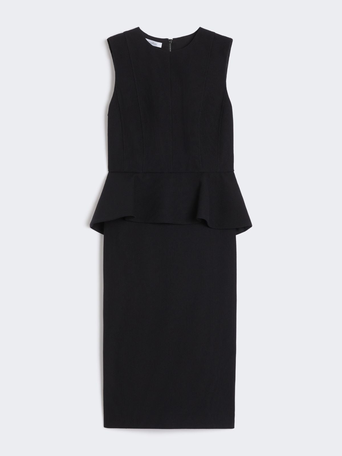 Technical-jersey sheath dress - Black