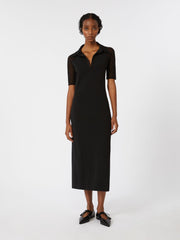 Viscose jersey dress - Black