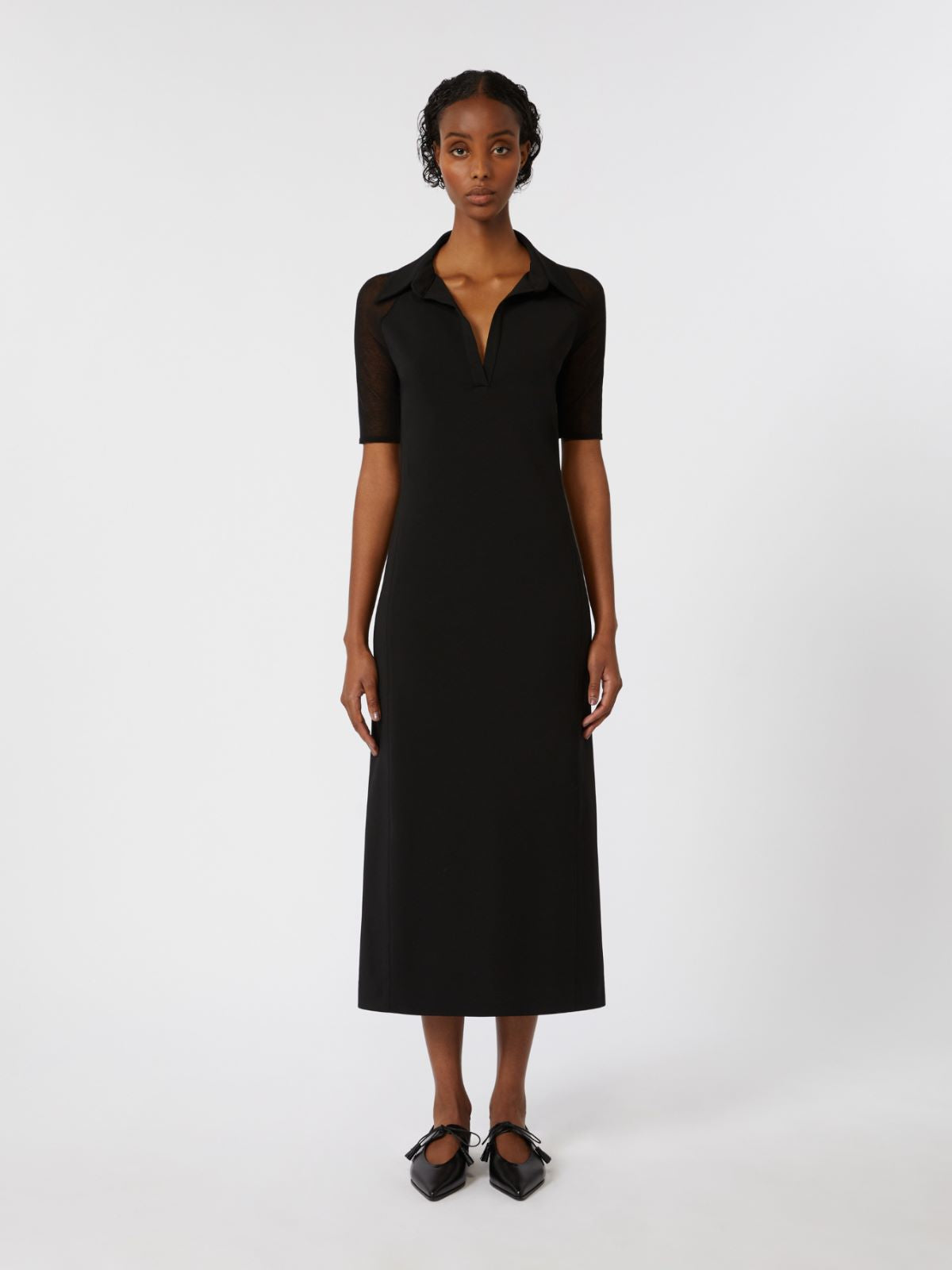 Viscose jersey dress - Black