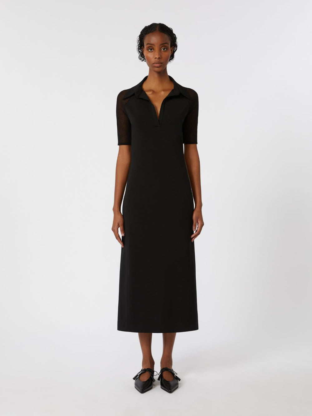 Viscose jersey dress - Black