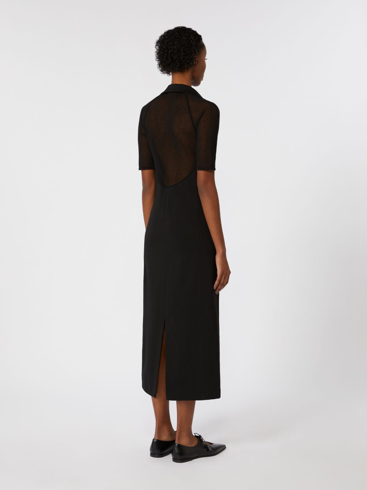 Viscose jersey dress - Black