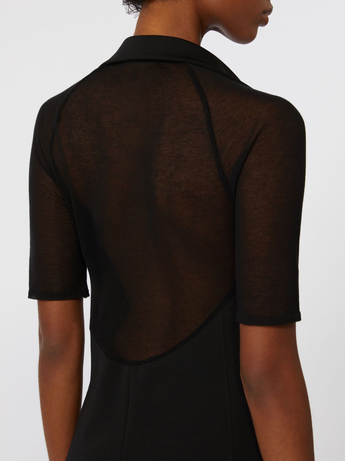 Viscose jersey dress - Black