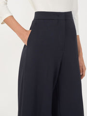 Compact jersey trousers - Ultramarine