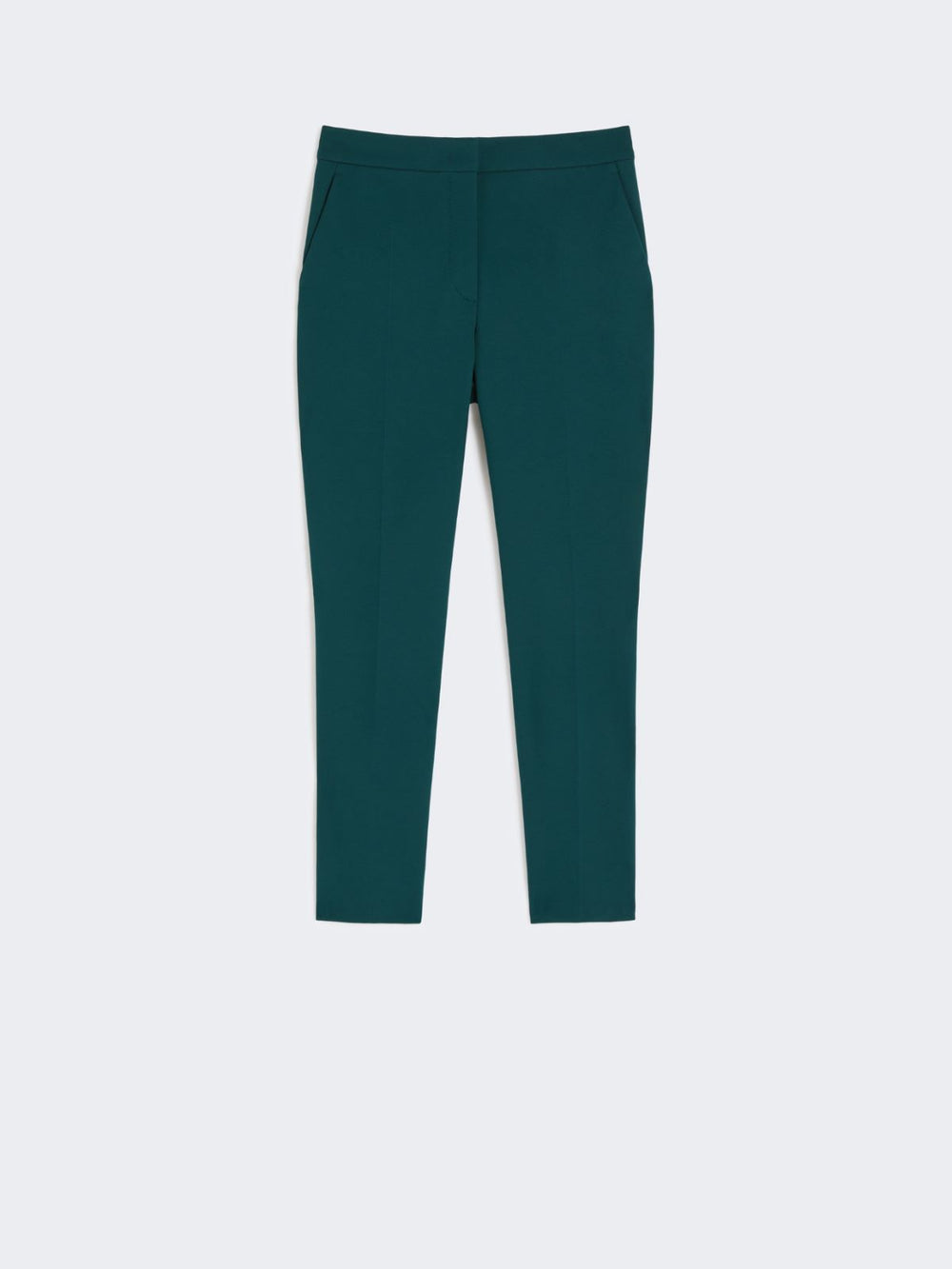 Viscose jersey trousers - Dark green