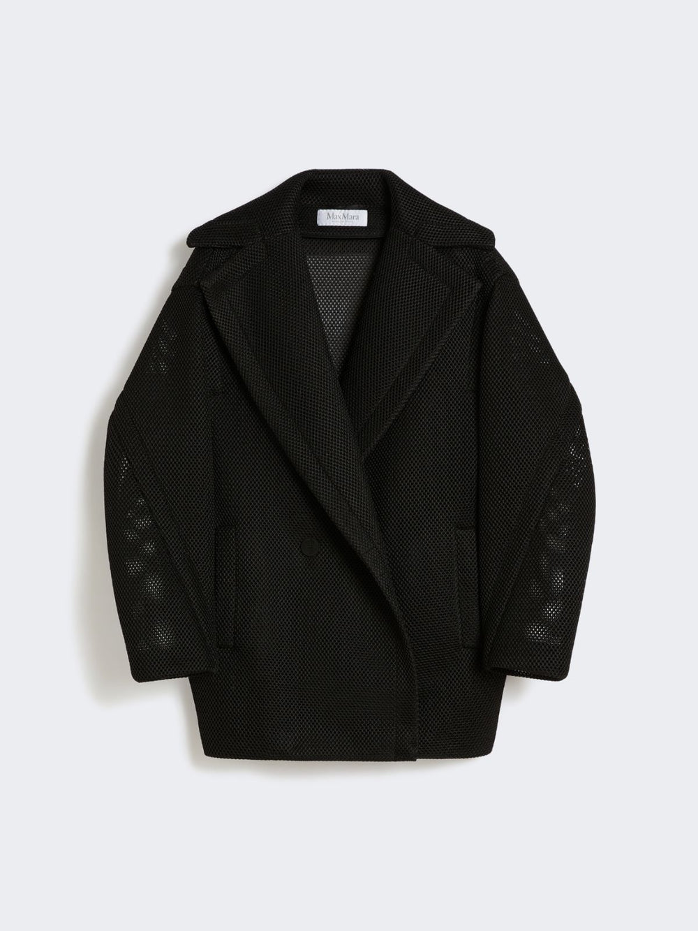 Short Teddy Bear icon coat - Black