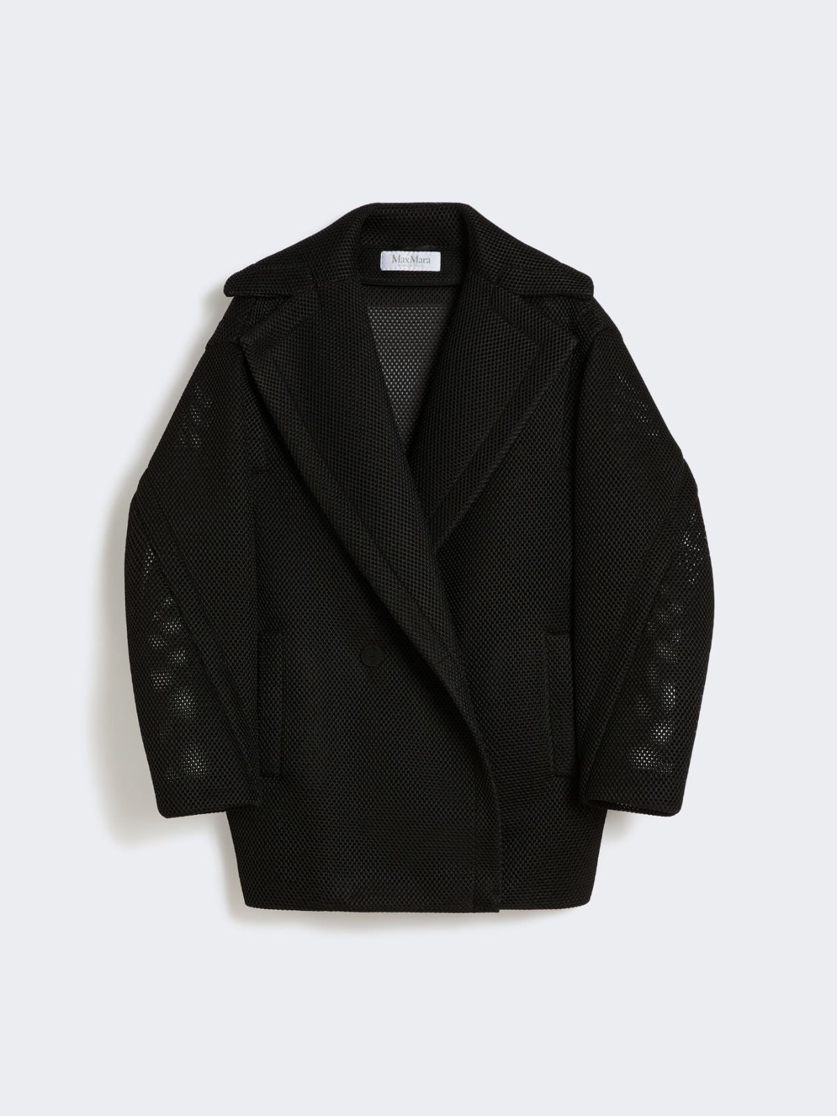 Short Teddy Bear icon coat - Black