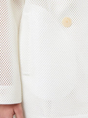 Short Teddy Bear icon coat - White