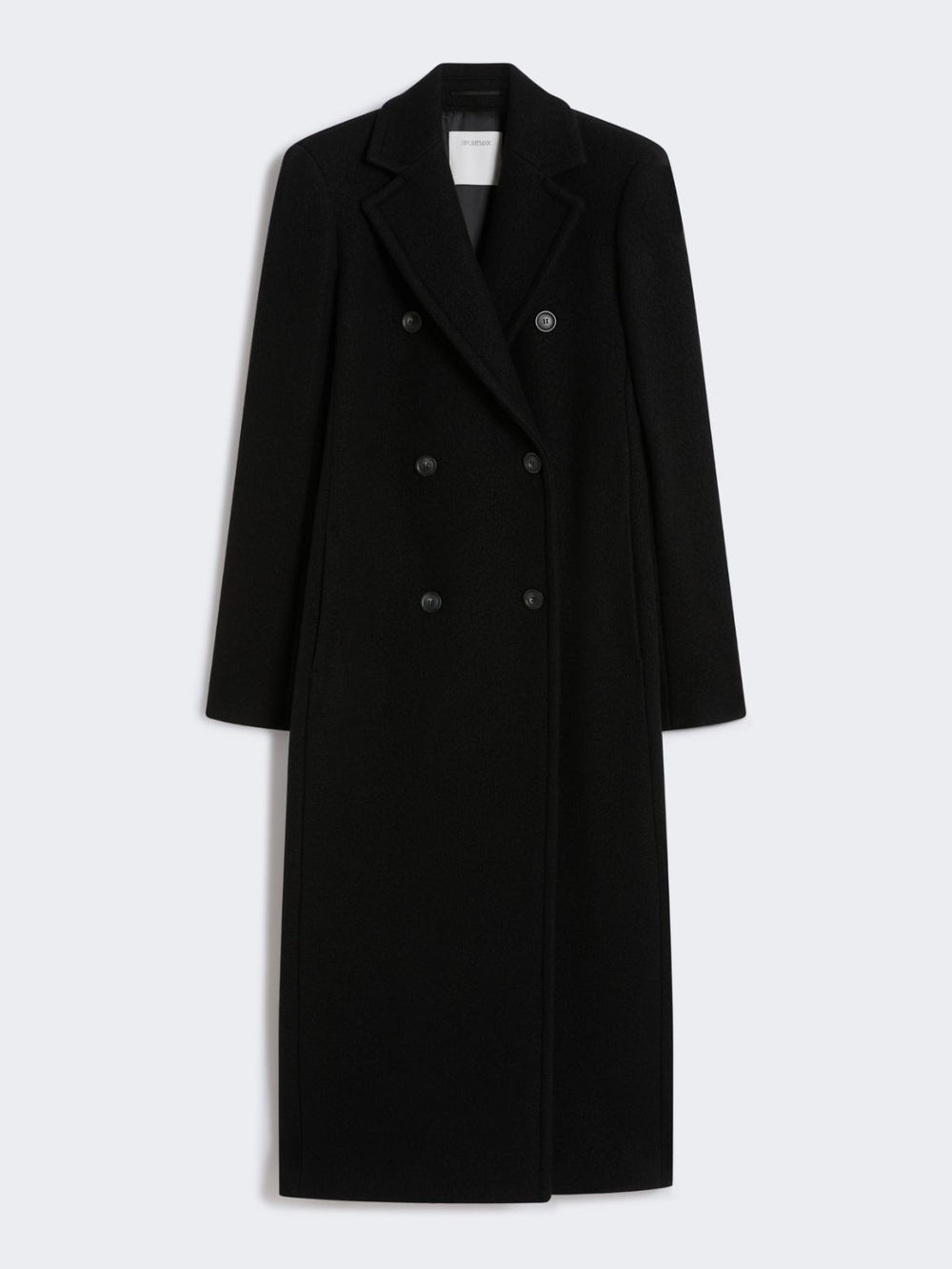 Double-breasted coat - Black