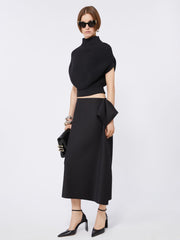 Ruffled skirt - Black