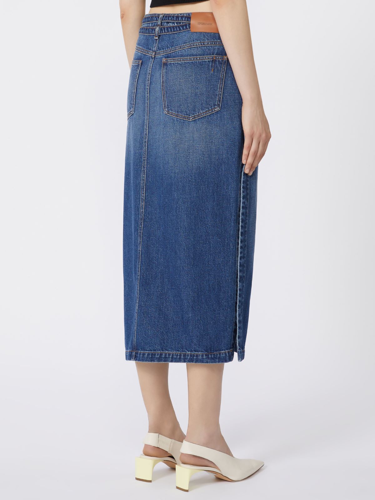 Denim skirt - Midnightblue
