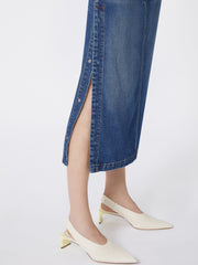 Denim skirt - Midnightblue