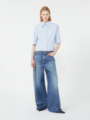 Boxy shirt - Sky blue
