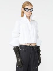 Boxy-fit cotton shirt - Optical white