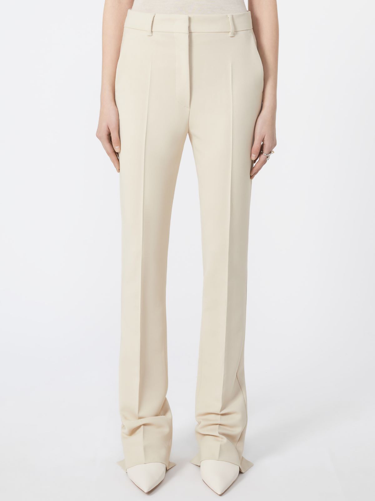 Cigarette trousers - Beige