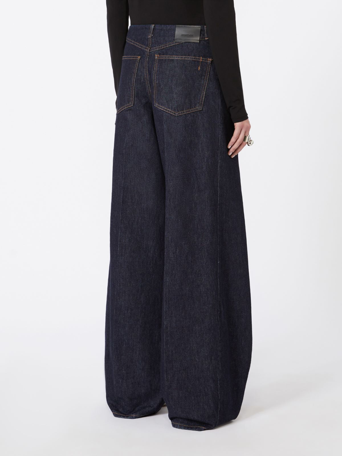 Oversized low-rise trousers - Midnightblue