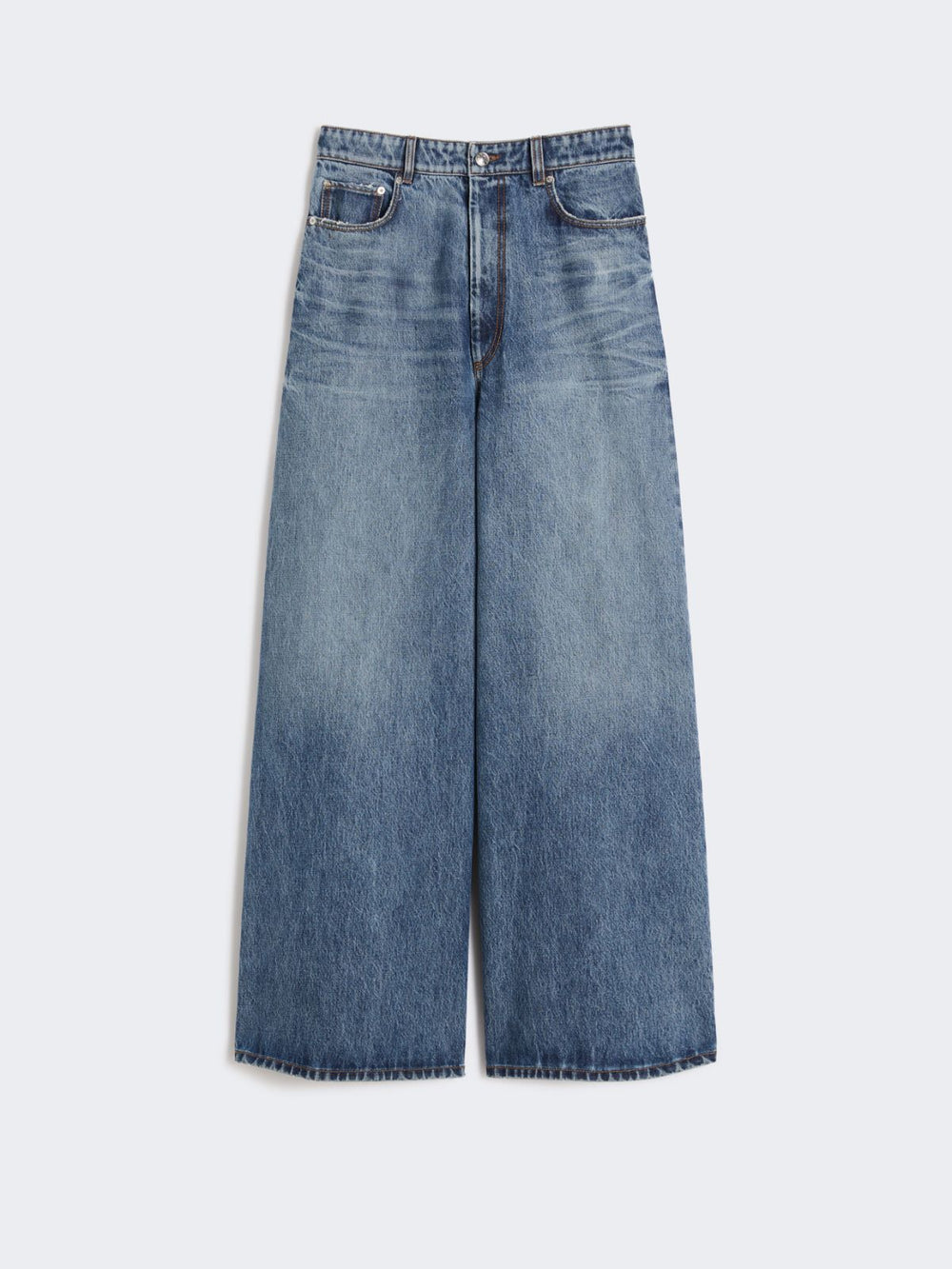 Oversized low-waisted jeans - Midnightblue