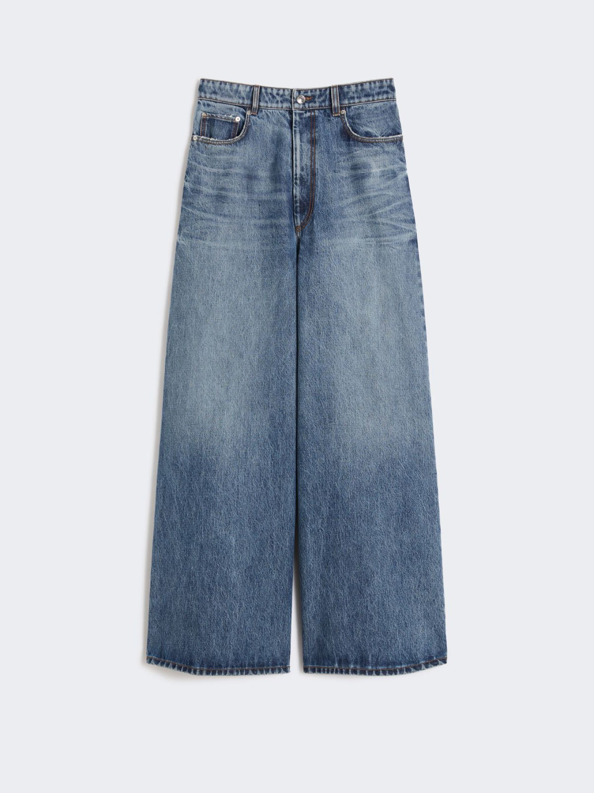 Oversized low-waisted jeans - Midnightblue