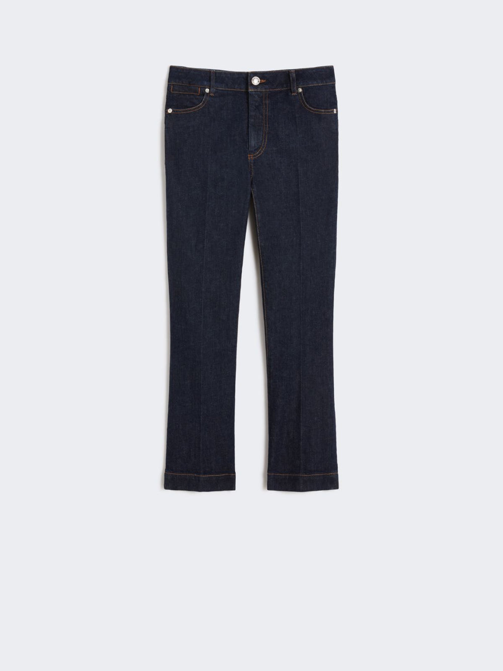 Perfect-fit mini flare jeans - Ultramarine