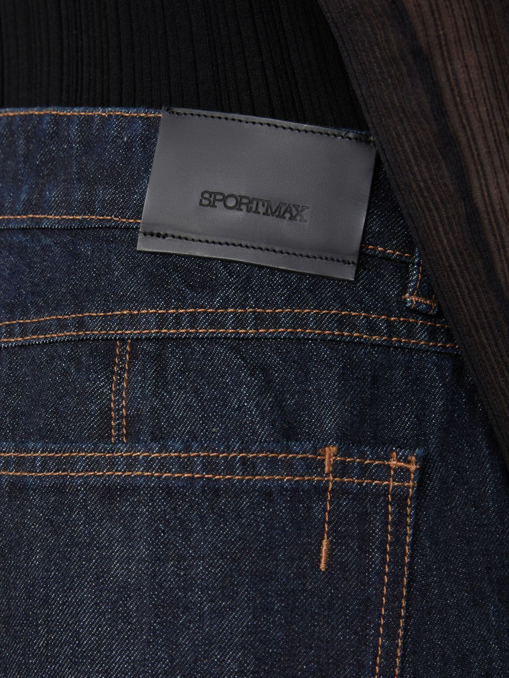 Slim-fit jeans with flared hems - Midnightblue