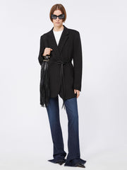 Low-waisted flared jeans - Midnightblue