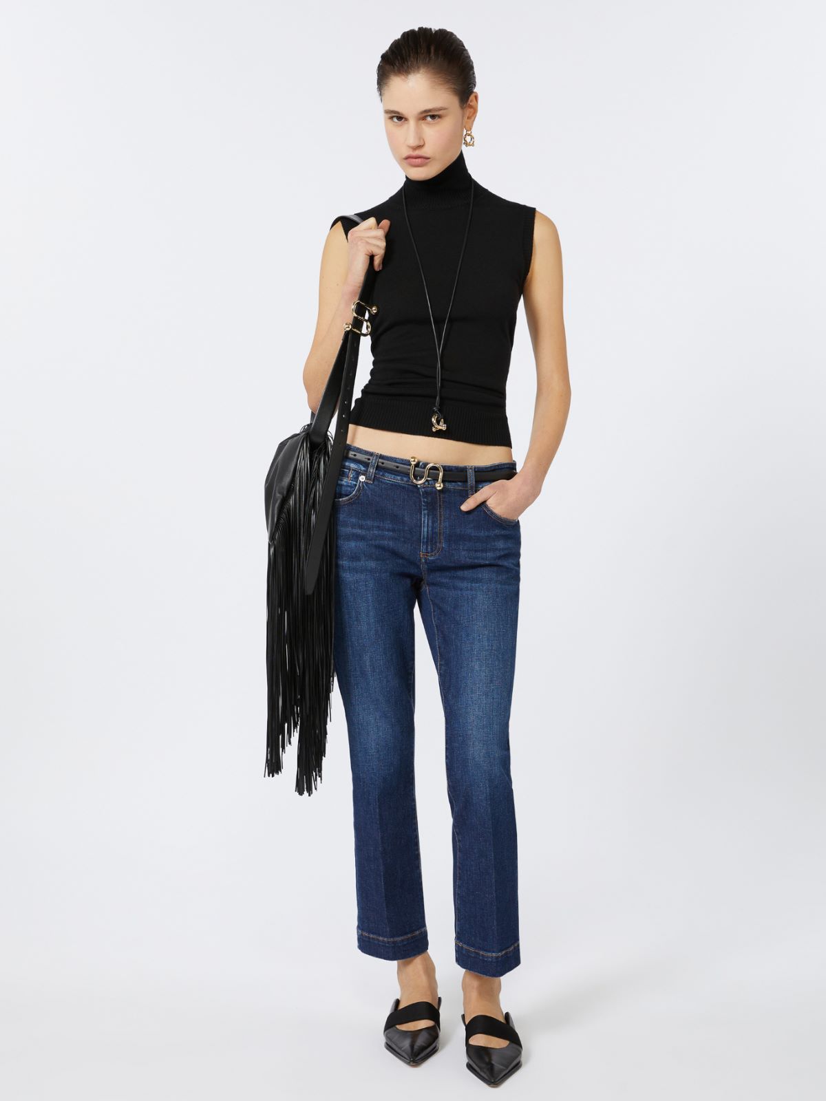 Perfect Fit flared jeans - Midnightblue