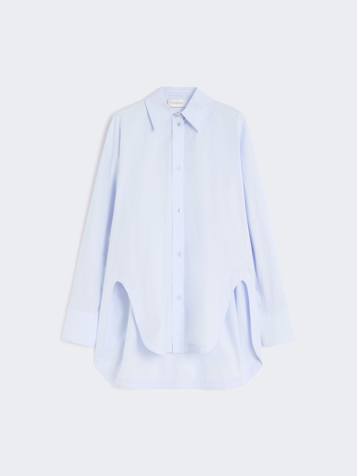 Poplin kimono-style tunic - Avio