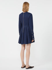 Blue denim mini dress - Midnightblue
