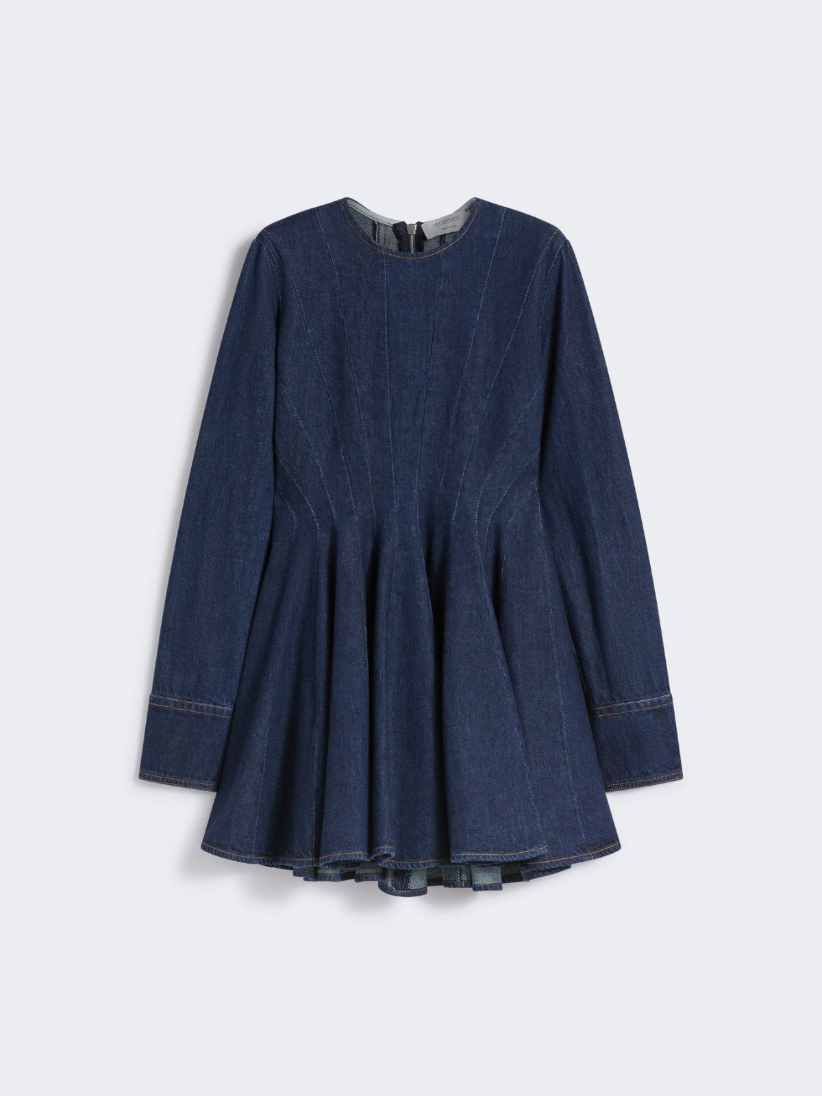 Blue denim mini dress - Midnightblue