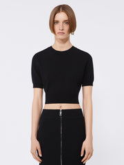 Boxy short sleeve shirt - Black