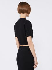 Boxy short sleeve shirt - Black